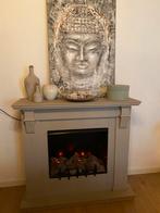 Sfeerhaard met stenen, Ophalen of Verzenden, Gebruikt, Inbouwhaard, Elektrische haard