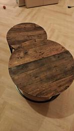 Houten Salontafels - Industrieel Design, Ophalen, Rond