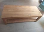 massief teak houten salontafel, Ophalen, Gebruikt, Vierkant, 50 tot 100 cm