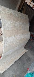 Vloerkleed Sjiek wit ivoor hoogpolig 170x240 handgemaakt nw!, Wit, 150 tot 200 cm, Ophalen of Verzenden, Stijlvol sjiek kwaliteit comfortabel
