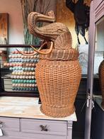 Rotan mand riet opbergmand boho olifant webbing, Ophalen