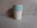 Melkbeker Pastel Blauw Creme Royal Sphinx, Antiek en Kunst, Ophalen of Verzenden