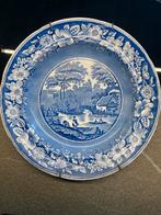 3 Antieke Borden - Wild Rose - Diameter 25cm, Ophalen of Verzenden