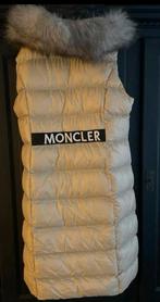 Moncler body warmer overknie lengte met bontcapuchon, Kleding | Dames, Jassen | Winter, Beige, Moncler, Maat 46/48 (XL) of groter
