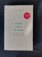 NOOIT MEER TE DRUK - Tony Crabbe, Ophalen of Verzenden, Zo goed als nieuw, Tony Crabbe