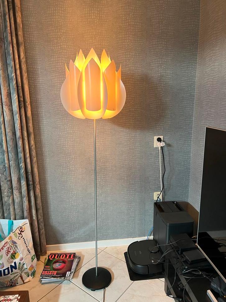 Vintage IKEA Knappa Tulpan Vloerlamp, Huis en Inrichting, Lampen | Vloerlampen, Gebruikt, 150 tot 200 cm, Kunststof, Ophalen