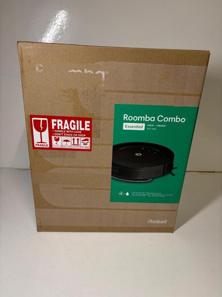 iRobot Roomba Combo Essential – Nieuw in doos, Witgoed en Apparatuur, Stofzuigers, Zo goed als nieuw, Robotstofzuiger, Reservoir