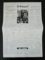 afdruk van historische voorpagina Telegraaf van 24-5-1934, Verzamelen, Tijdschriften, Kranten en Knipsels, Nederland, Knipsel(s)