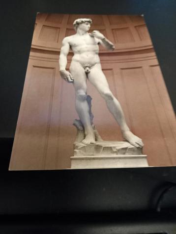 Kunstkaart  DAVID MICHELANGELO. Ongelopen beschikbaar voor biedingen
