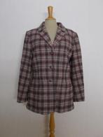100% wol klassiek/Engels ruit jasje van Laura Ashley! M/L, Maat 38/40 (M), Bruin, Verzenden, Zo goed als nieuw