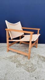 2 safari fauteuils, Hyllinge Møbler Danmark, Deens design, Retro vintage safari, Minder dan 75 cm, Gebruikt, Ophalen of Verzenden