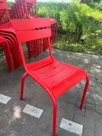 Terrastoelen aluminium rood 16 stuks, Ophalen, Rood, Vijf, Zes of meer stoelen