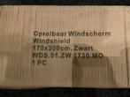 Oprolbaar windscherm 170x300cm zwart, Tuin en Terras, Overige materialen, Ophalen of Verzenden, Zo goed als nieuw, 200 cm of meer