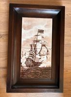 Wandtegel Zeilschip Cees van Leeuwen met Certificaat, Antiek en Kunst, Antiek | Wandborden en Tegels, Ophalen