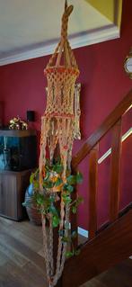 Grote 70s Macramé Plantenhanger 250 cm, Ophalen of Verzenden