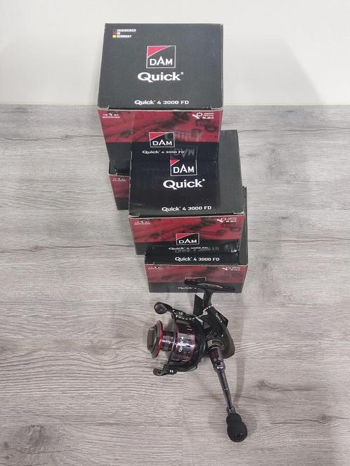 NIEUW Dam Quick 4 3000 FD Molen 7-Lagers Aluminium Spoel, Watersport en Boten, Hengelsport | Algemeen, Nieuw, Molen, Ophalen of Verzenden