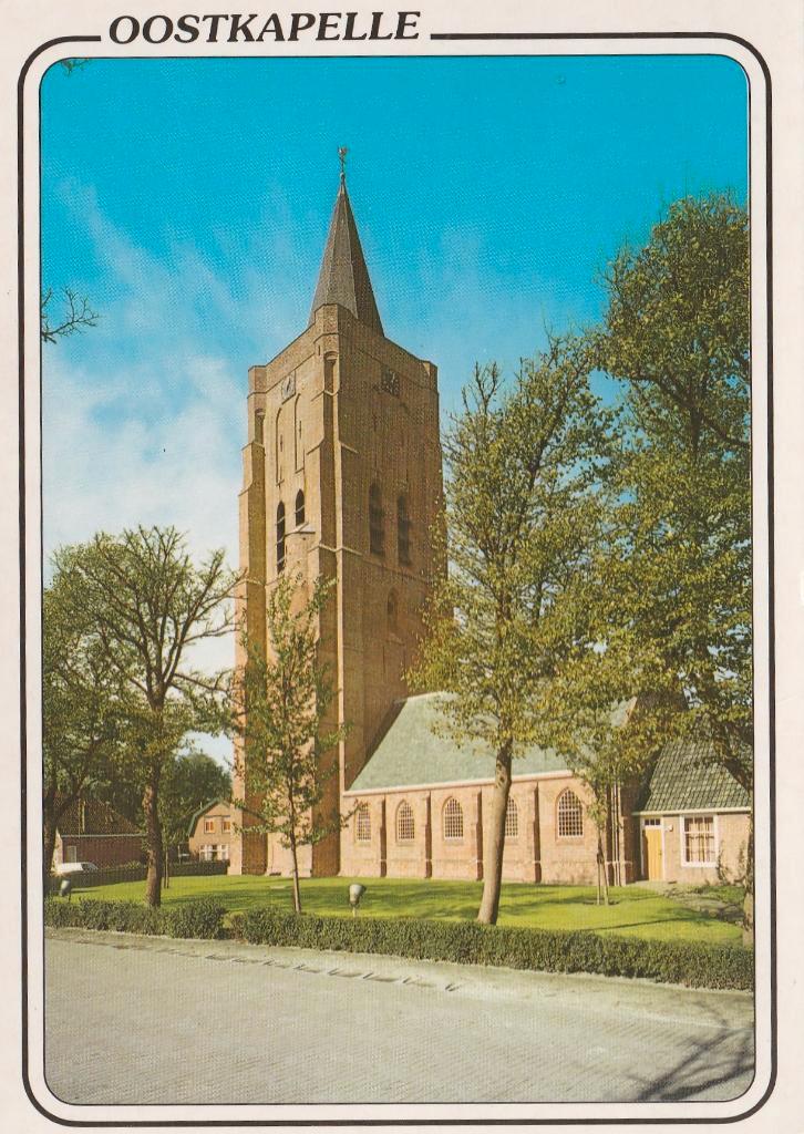OOSTKAPELLE Ned. Herv. Kerk, Verzamelen, Ansichtkaarten | Nederland, Gelopen, Zeeland, 1980 tot heden, Verzenden