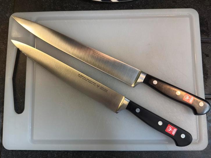 WÜSTHOF Dreizack Solingen professionele vleesmessen (NIEUW), Huis en Inrichting, Keuken | Bestek, Nieuw, Los bestek, Rvs of Chroom