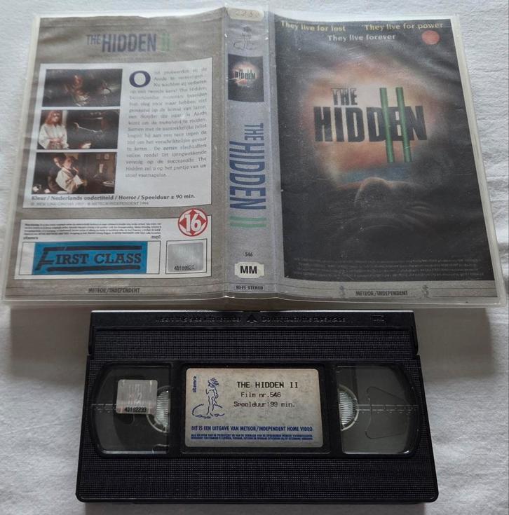The Hidden II VHS SciFi/Horror EX-RENTAL, Cd's en Dvd's, VHS | Film, Gebruikt, Horror, Vanaf 16 jaar, Ophalen of Verzenden