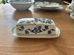 Blue Danube botervlootje rechthoekig smal model, Antiek en Kunst, Antiek | Servies los, Ophalen of Verzenden