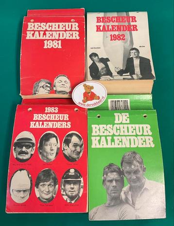 Van Kooten & De Bie, bescheurkalenders 1981, 1982, 1983,1984 beschikbaar voor biedingen