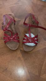 Graceland sandalen sleehak maat 40 rood, Zo goed als nieuw, Graceland, Rood, Sandalen of Muiltjes