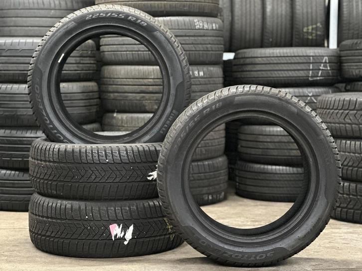 4x 225-55-18 Pirelli sottozero winterbanden €350,- all in!, Auto-onderdelen, Banden en Velgen, Band(en), Winterbanden, Ophalen