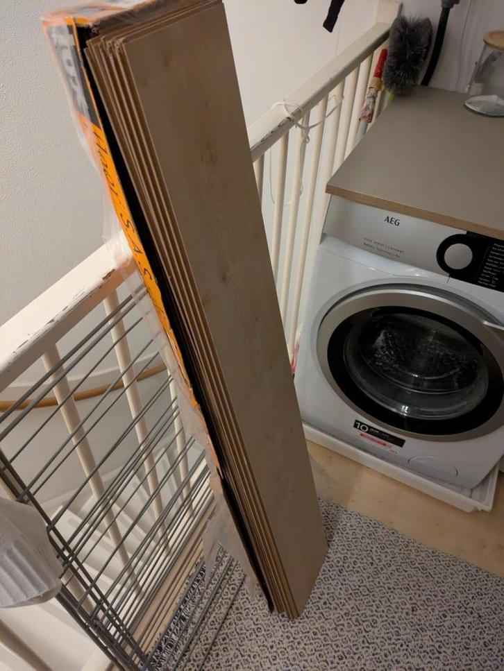Luxflor S.A.S. Clic Laminaat - Ahorn/Maple, Doe-het-zelf en Verbouw, Vloerdelen en Plavuizen, Zo goed als nieuw, Laminaat, Hout
