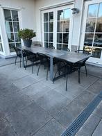 Borek Tafel met 8 Stoelen - Max & Luuk, Ophalen, Zo goed als nieuw, Rechthoekig, Metaal