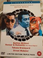 Zeldzame DVD Set: Battles Without Honour & Humanity, Vanaf 16 jaar, Verzenden, Zo goed als nieuw, Boxset