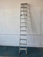Aluminium ladder, 3 meter twintig hoog, merk Wienesse, Doe-het-zelf en Verbouw, Ladders en Trappen, Ophalen, Gebruikt, Ladder