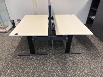 Drentea Elektrische zit-sta duo-bureau 140x80xH62-128, 125st - afbeelding 1