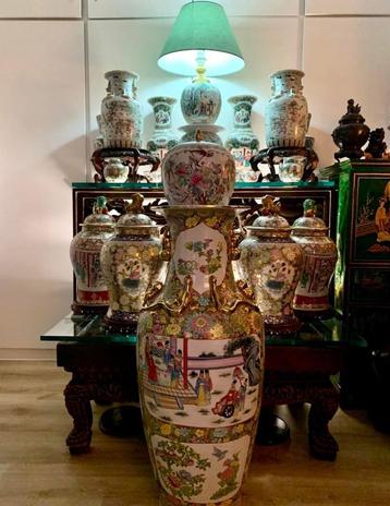 AMAZING VINTAGES FENG SHUI  CHINESE VASES COLLECTION beschikbaar voor biedingen