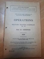Militairy Training – DEFENCE Canada 1941, Verzamelen, Militaria | Tweede Wereldoorlog, Verzenden, Landmacht, Engeland, Boek of Tijdschrift