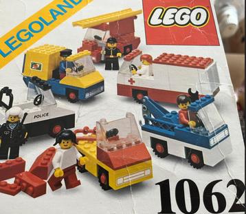 Lego Town Vehicles -> set 1062 incl. cover en instructies beschikbaar voor biedingen