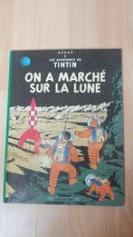 Les Adventures De Tintin - On A Marché Sur La Lune (Frans), Gelezen, Ophalen of Verzenden, Eén stripboek