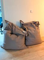 Jumbo Bag Original zitzak (2 stuks) voor buiten / outdoor, Ophalen, Zo goed als nieuw, Beige, Zitzak