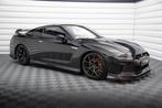 Voorlip sideskirt diffuser - Nissan GTR GT-R R35 16-22, Auto diversen, Ophalen of Verzenden