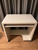 Klein Wit computer Bureau / tafel met Wielen, Huis en Inrichting, Bureaus, Ophalen, Met wielen, Gebruikt, Bureau