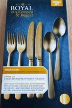 Royal Van Kempen & Begeer dinnerset / tafelbestek goud, Ophalen of Verzenden, Nieuw, Rvs of Chroom, Bestekset