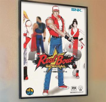 Fatal Fury Real Bout Retro Arcade NEOGEO Poster beschikbaar voor biedingen