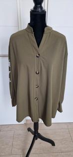 86)Te koop nieuwe groene blouse 1 maat ongv.48/50/52, Made in Italy, Blouse of Tuniek, Nieuw, Ophalen of Verzenden