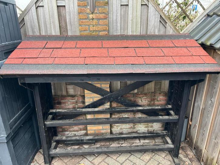 Houthok / Houtopslag - Ideaal voor haardhout, Tuin en Terras, Haardhout, Minder dan 3 m³, Ophalen