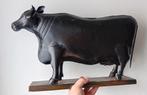 Grote Spaarpot Stier Metaal Handgemaakt Kunst Koe Kluis 46cm, Ophalen of Verzenden