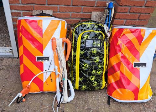 Set wave kites RRD religion 6 en 9m2 + 2 bars, Watersport en Boten, Kitesurfen, Zo goed als nieuw, Kite, 9 m², Geen board, Ophalen of Verzenden