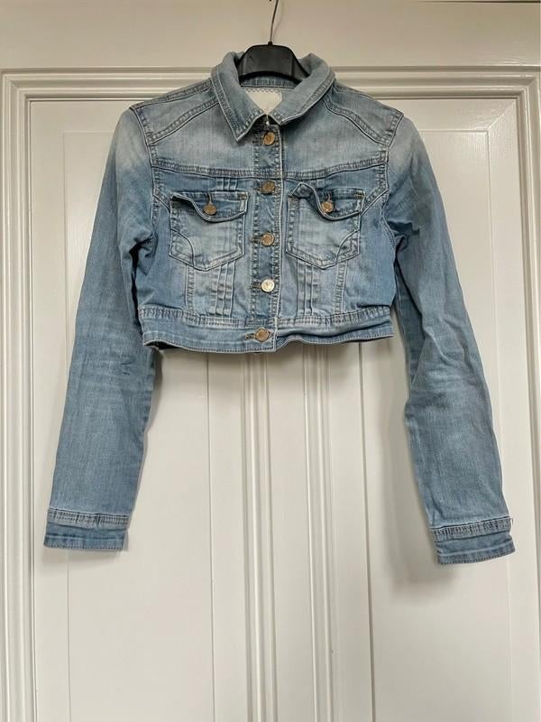 Monday Premium kort jeans jasje 152, Ophalen of Verzenden, Zo goed als nieuw, Meisje, Jas
