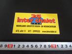 sticker 25 jaar Inter Chalet Nederlands grootste bouw- en wo, Ophalen, Zo goed als nieuw, Bedrijf of Vereniging