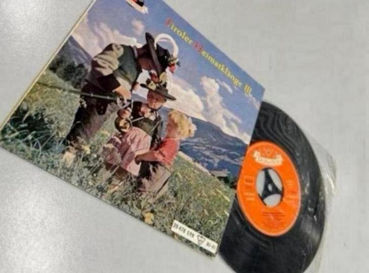 Tiroler Heimatklänge III 7” single vinyl lp 1968 volksmuziek, Cd's en Dvd's, Vinyl Singles, Zo goed als nieuw, Wereldmuziek, 7 inch