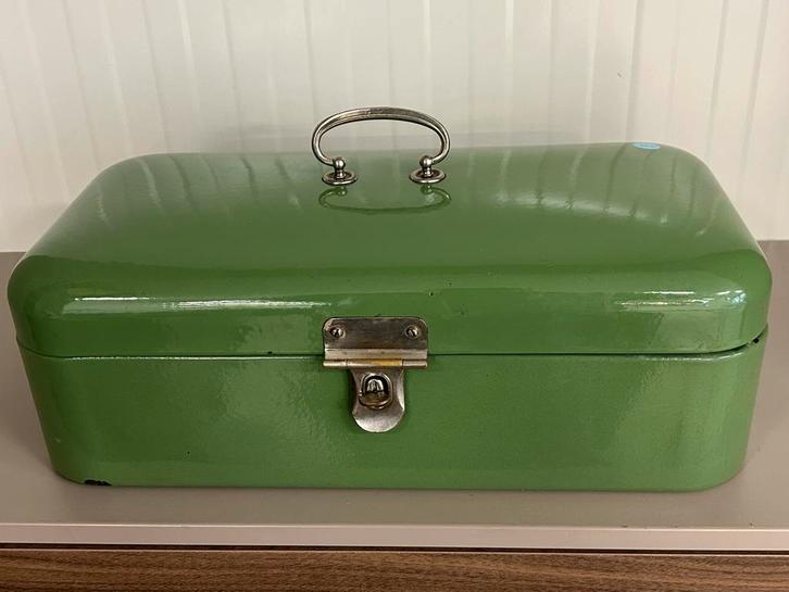 Emaille Broodtrommel, Antiek en Kunst, Antiek | Emaille, Ophalen of Verzenden