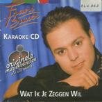 Frans Bauer - Wat Ik Je Zeggen Wil karaoke CD, Verzenden, Zo goed als nieuw, Pop